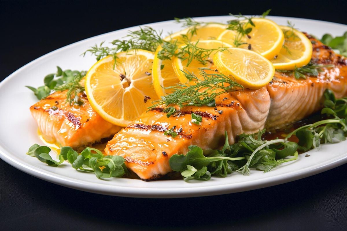 Baked Salmon with Lemon