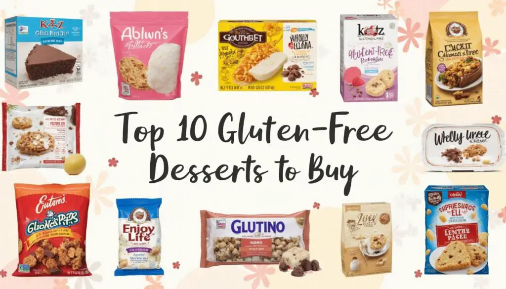 A selection of delicious gluten-free desserts to buy