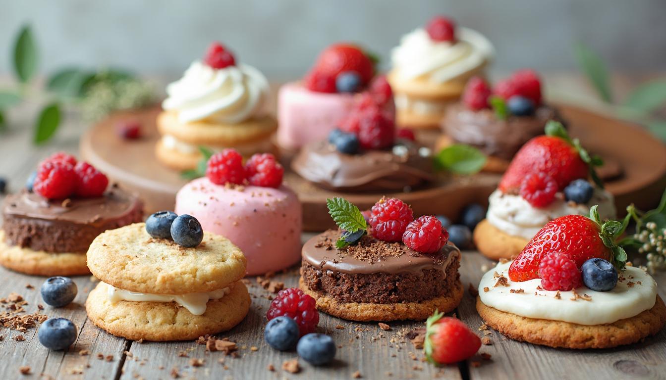 Pavlova dessert with fresh fruits, a naturally gluten-free treat