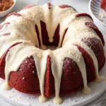 Red velvet Bundt cake with cream cheese frosting from Nothing Bundt Cakes