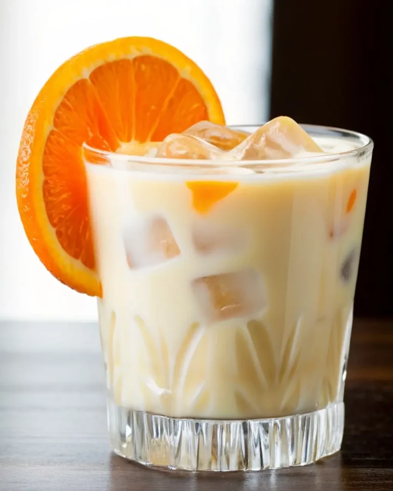 Orange Creamsicle White Russian Cocktail