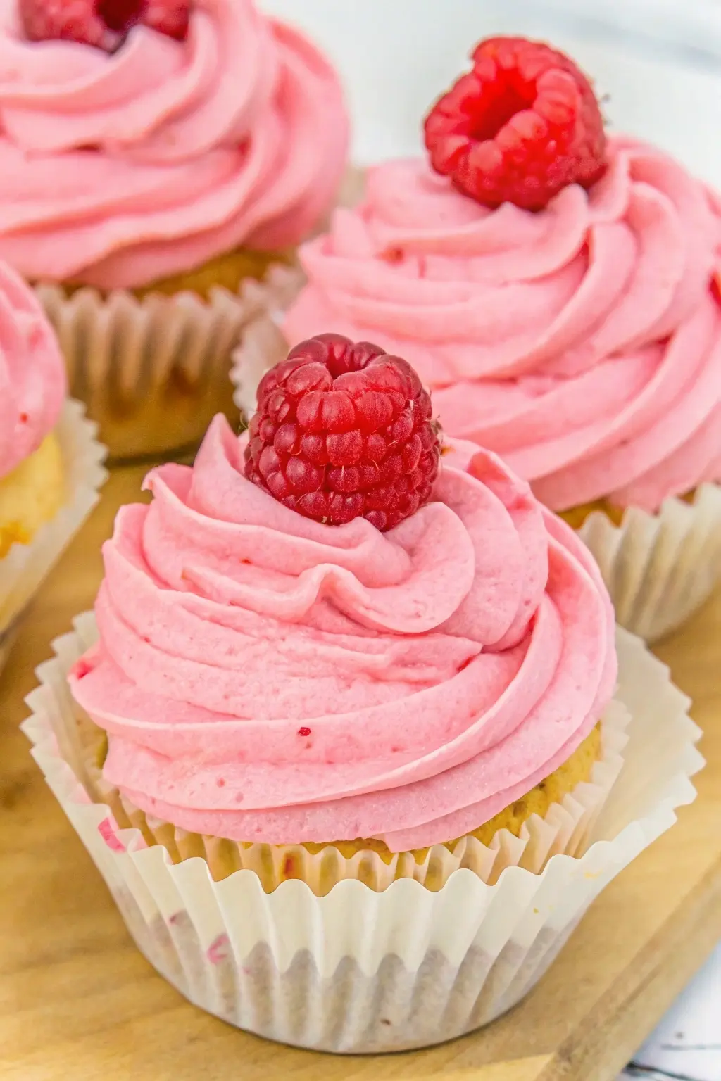 (with Raspberry Frosting)