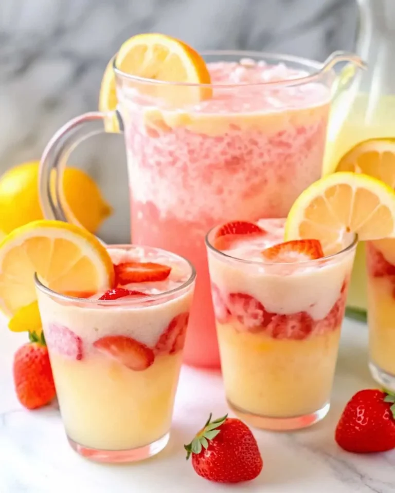 Strawberry Piña Colada Punch
