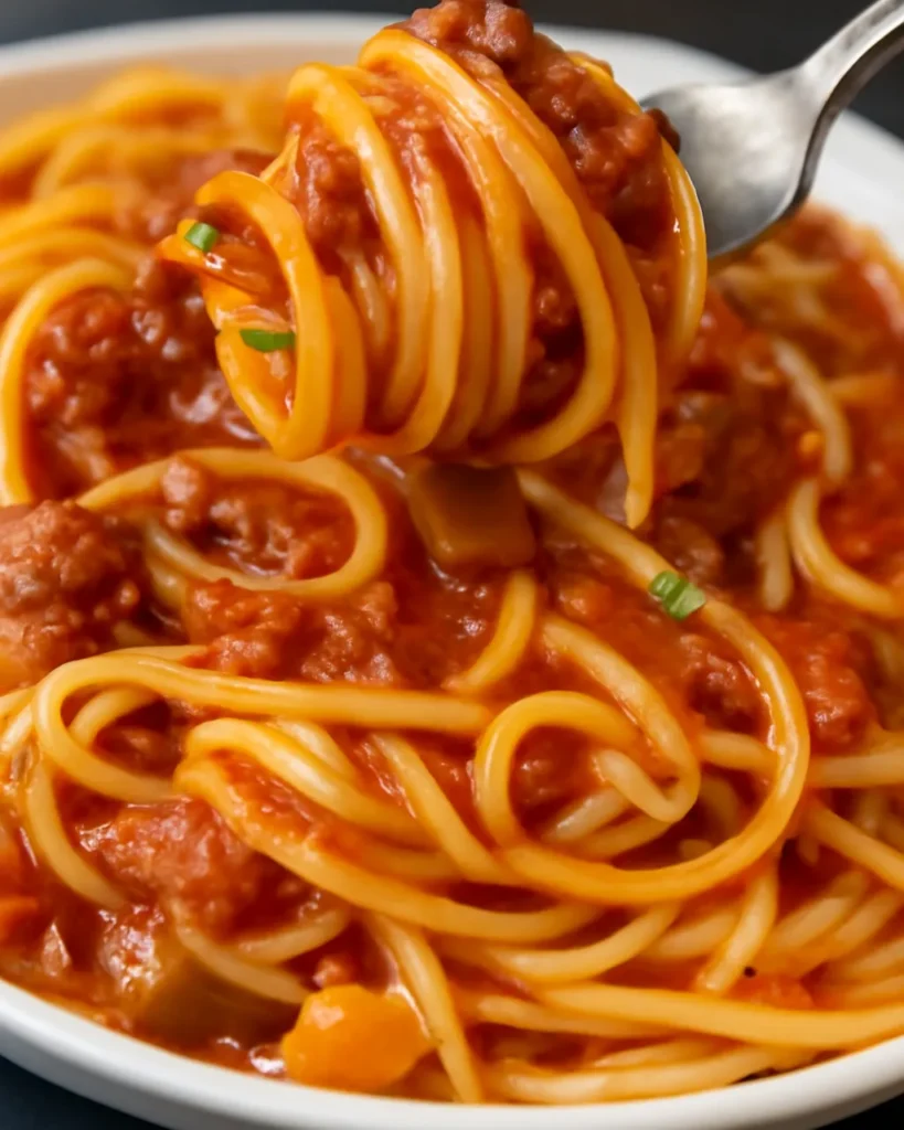 Old-Fashioned Spaghetti – 1 Irresistible Comfort Food Fav