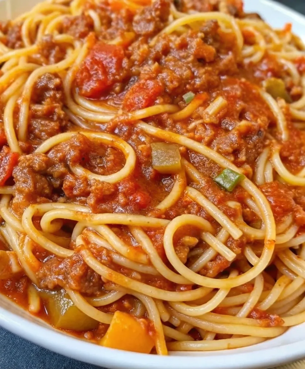 Old-Fashioned Spaghetti – 1 Irresistible Comfort Food Fav