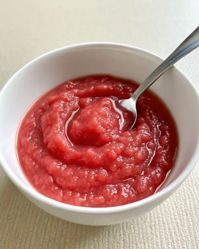 Rhubarb Sauce Recipe – Easy, Sweet & Perfect for Spring1
