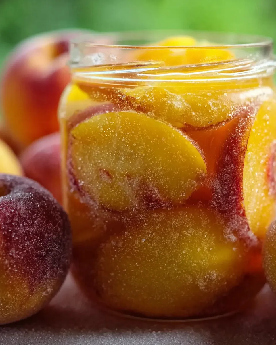 Freezing Peaches in Light Syrup: Preserve Sweetness the Natural Way