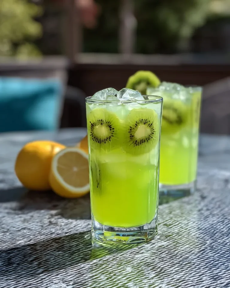 Tropical Kiwi Fizz Mocktail is quick, vibrant and irresistibly refreshing. A fruity, alcohol-free drink perfect for summer days.