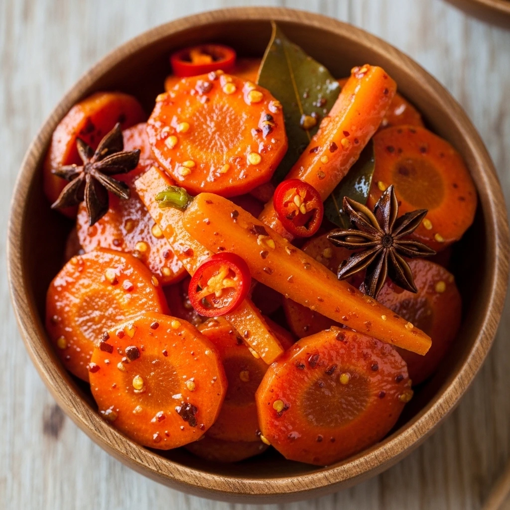 Hot Honey Pickled Carrots, Easy Irresistible 25-Min