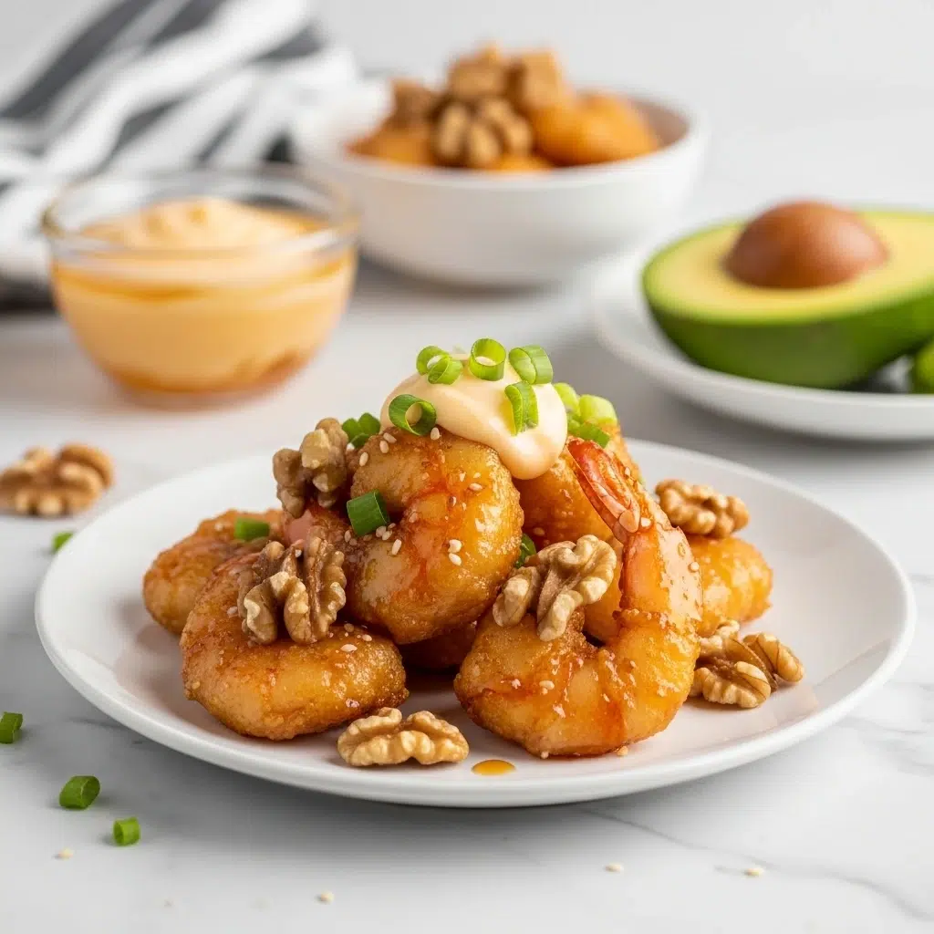 Panda Express Honey Walnut Shrimp recipe made healthier at home. Crispy shrimp, creamy sauce, and sweet walnuts ready in 30 minutes.