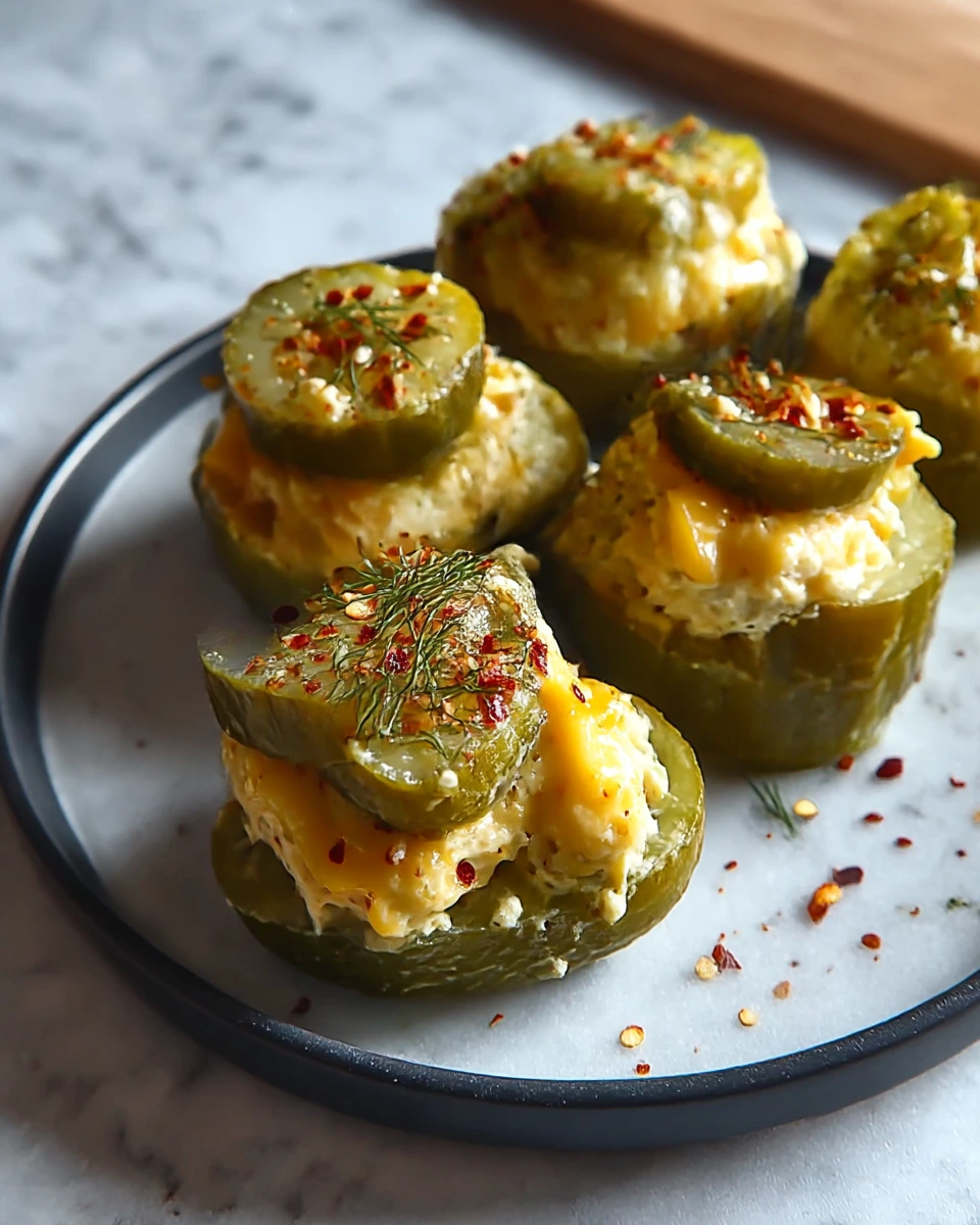 Deviled Pickles Easy Irresistible 10 Minute Snack
