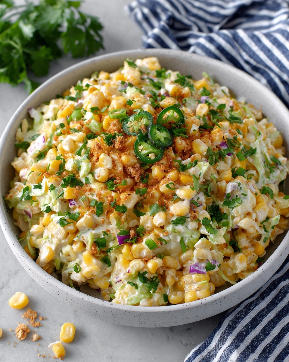 Jalapeno Corn Coleslaw: Bold and Flavorful Summer Side Dish