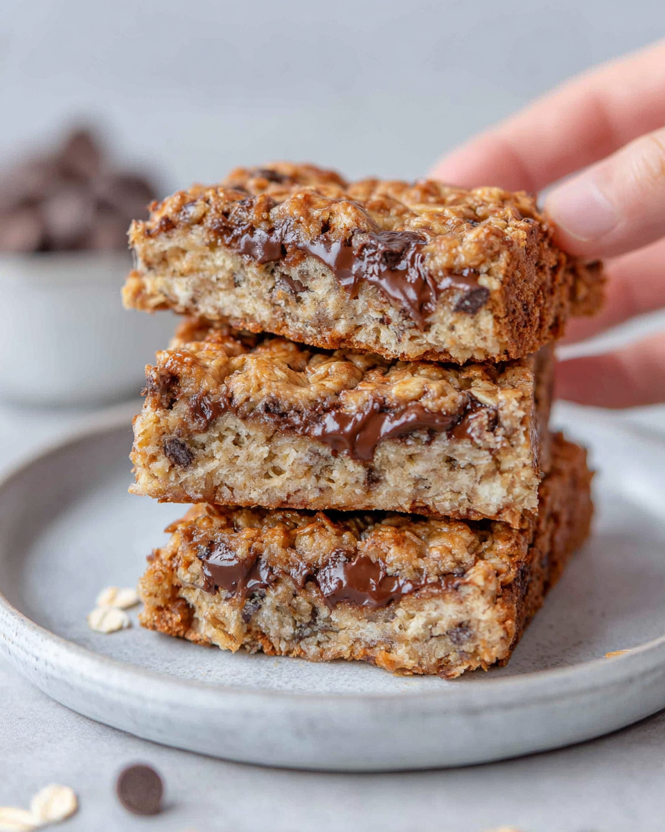 Healthy No Bake Chocolate Granola Bars