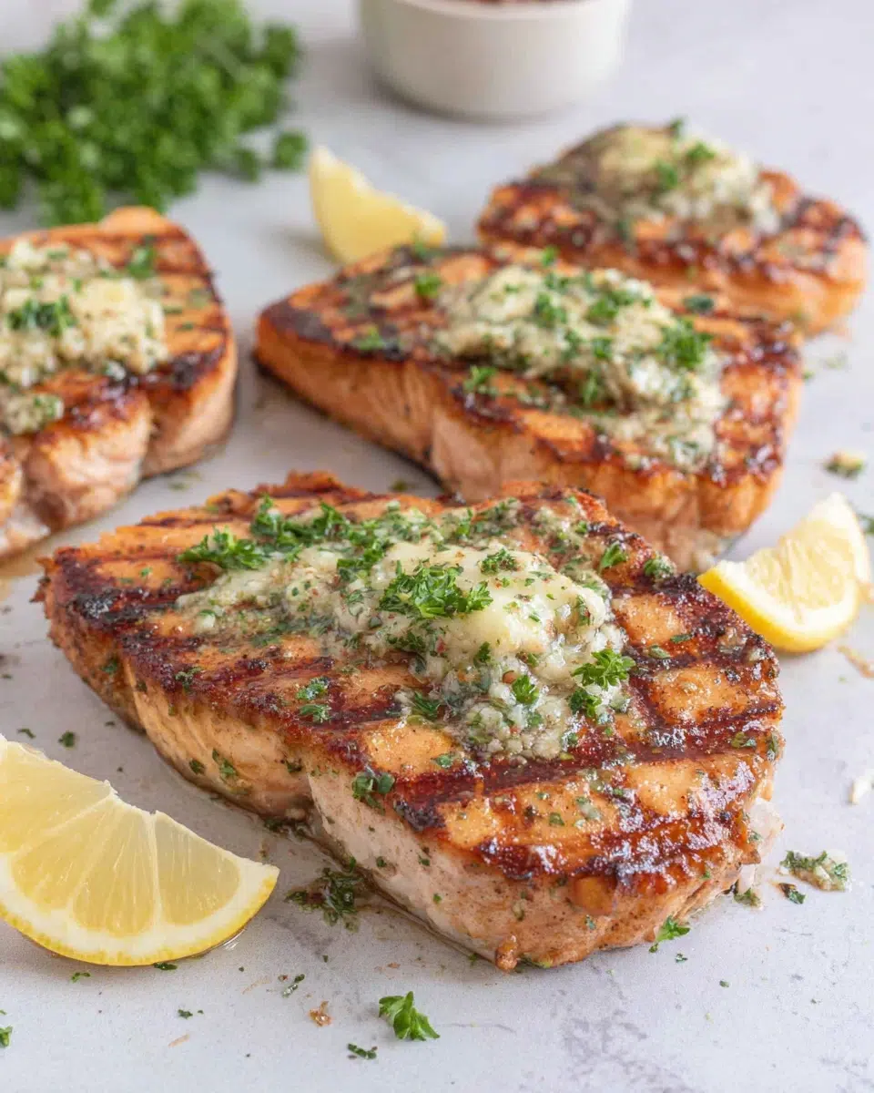Mouthwatering Grilled Salmon with Lemon Butter Sauce