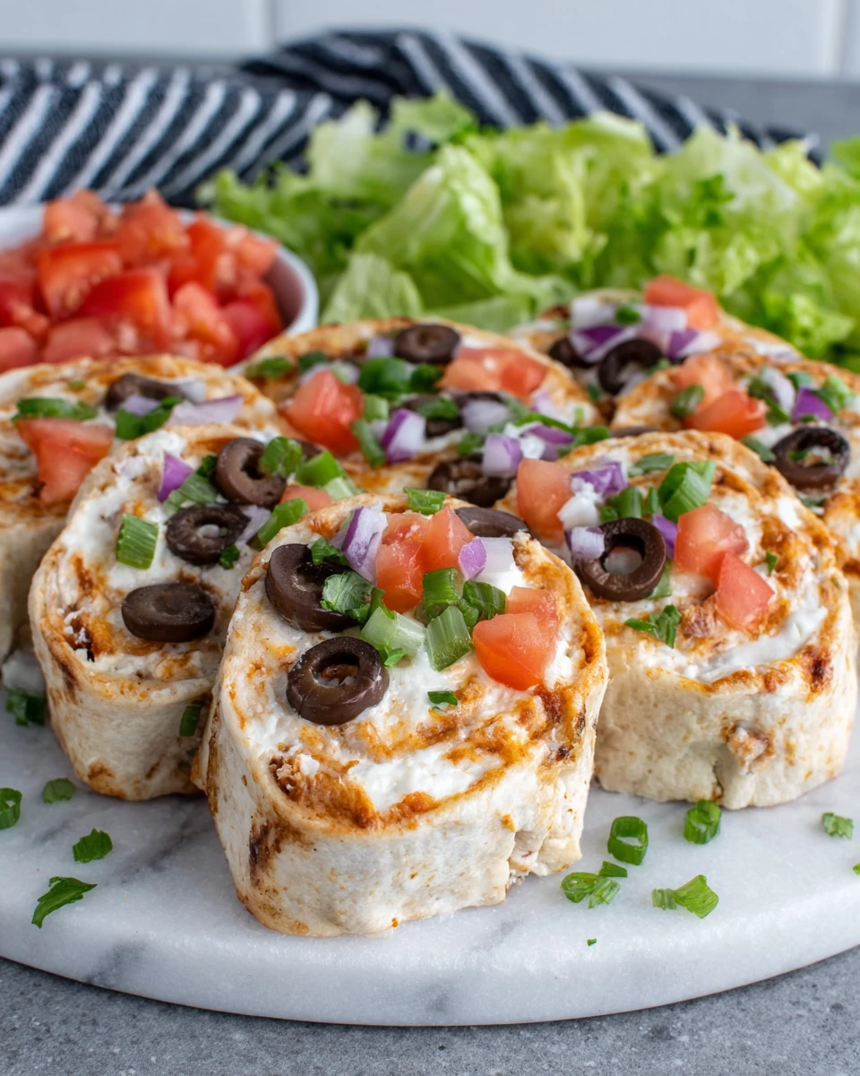 Taco Cream Cheese Pinwheels