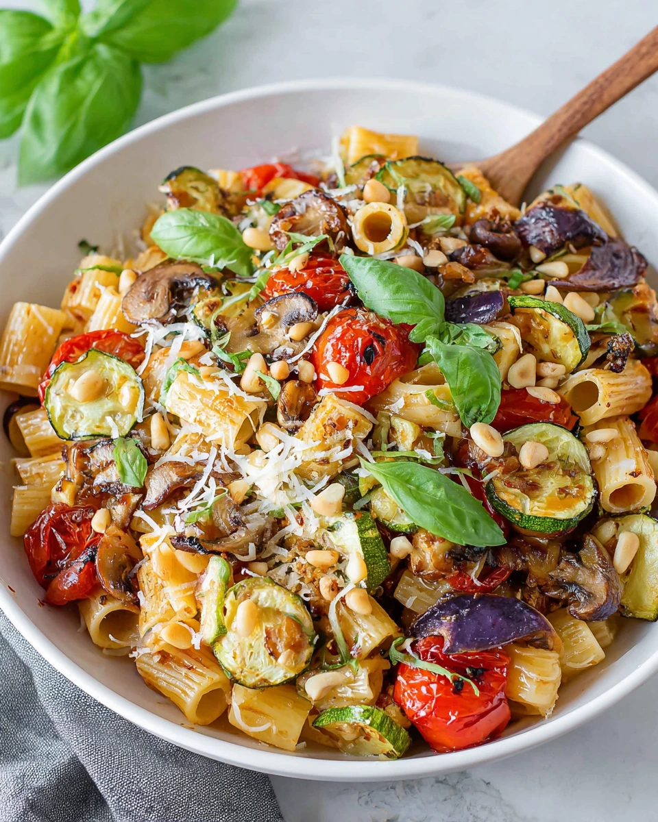 Roasted Vegetable Pasta, Easy and Flavorful Roasted Vegetable Pasta Recipe