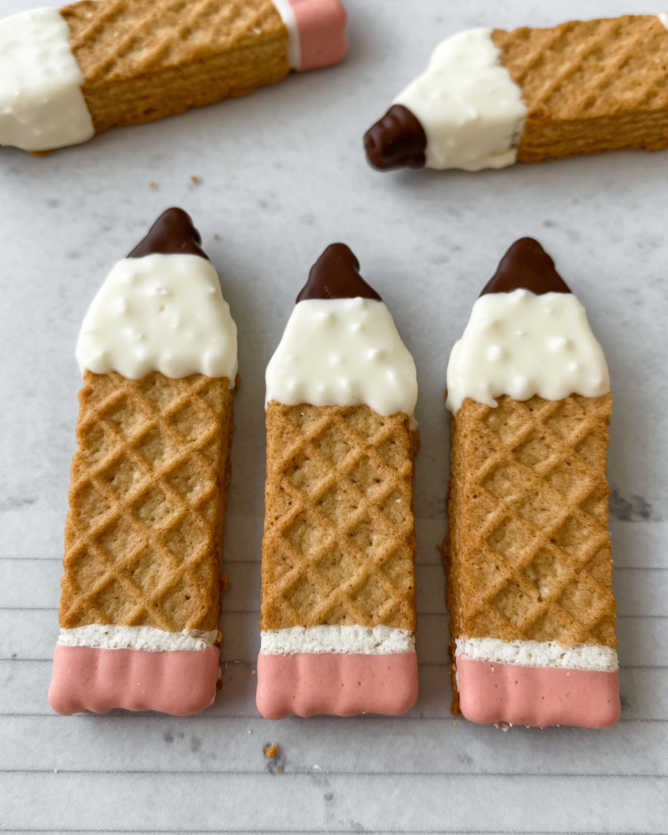 Back to School Pencil Cookies