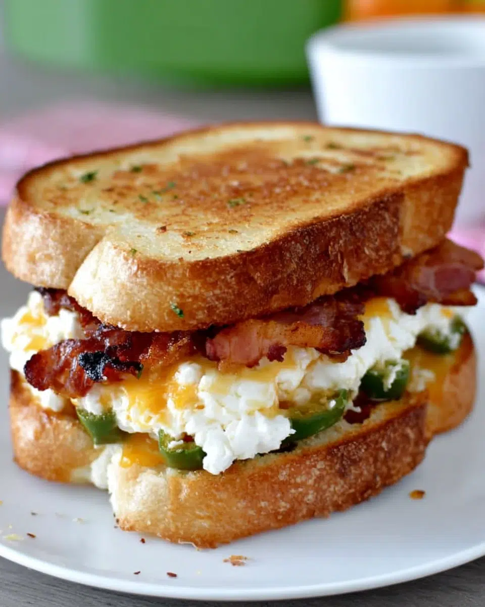 Jalapeno Popper Sandwich